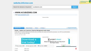 
                            8. acubizems.com at WI. Acubiz EMS- Digital Expense Management ...