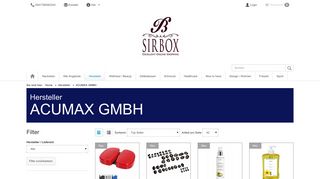 
                            9. ACUMAX GMBH - Grüezi bei SirBox.ch