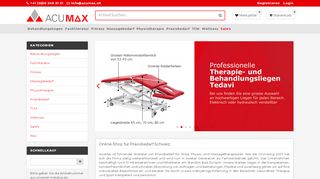 
                            1. AcuMax Online-Shop | Praxisbedarf Schweiz