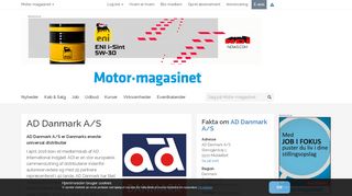 
                            8. AD Danmark A/S - Motor-magasinet