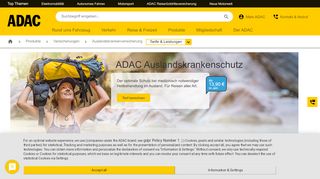 
                            1. ADAC Auslandskrankenversicherung | Gut geschützt im Urlaub!