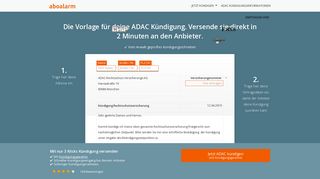 
                            9. ADAC Rechtsschutzversicherung online kündigen - Aboalarm