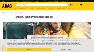 
                            9. ADAC Reiseversicherungen | Perfekt geschützt auf Reisen