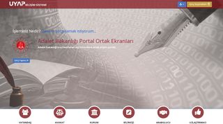 
                            1. Adalet Bakanlığı Portal Ortak Ekranları - UYAP Vatandaş