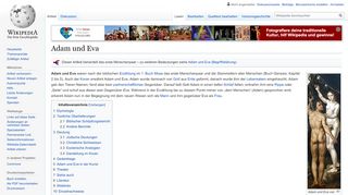 
                            2. Adam und Eva – Wikipedia