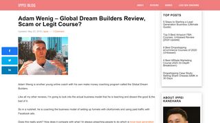 
                            3. Adam Wenig – Global Dream Builders Review, Scam or Legit Course ...