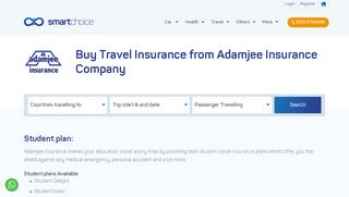 
                            6. Adamjee Travel Insurance | Find Best Policies. Buy Online