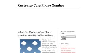 
                            6. Adani Gas Customer Care Phone Number, Email ID, Office Address ...
