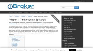 
                            2. Adapter Tankerkönig / Spritpreis – ioBroker