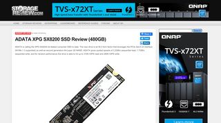 
                            13. ADATA XPG SX8200 SSD Review (480GB) | StorageReview.com ...