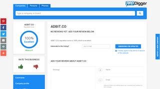 
                            13. ADBIT.CO reviews and reputation check - RepDigger