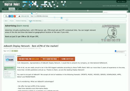 
                            13. Adbooth Display Network - Best eCPM of the market! - Digital Point ...