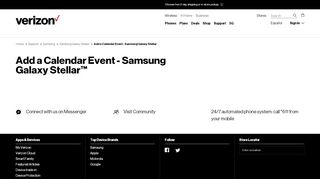 
                            12. Add a Calendar Event - Samsung Galaxy Stellar | Verizon Wireless