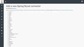 
                            11. Add a new Spring Social connector - JHipster