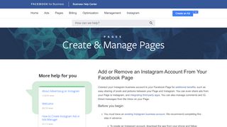 
                            4. Add an Instagram Account to a Facebook Page | Facebook Ads Help ...