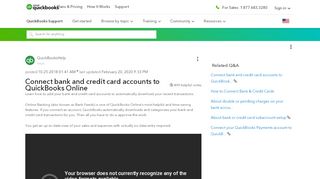 
                            9. Add and connect bank and credit card accounts - QuickBooks - Intuit