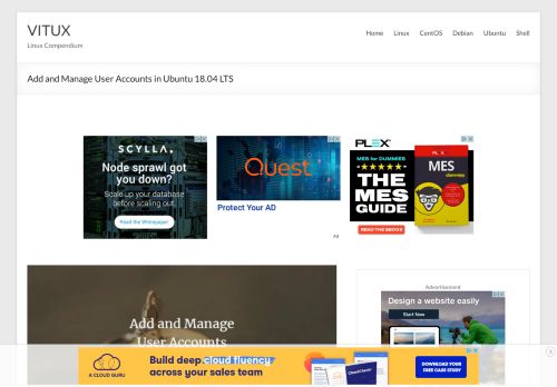 
                            9. Add and Manage User Accounts in Ubuntu 18.04 LTS - VITUX