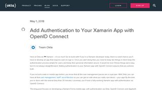 
                            13. Add Authentication to Your Xamarin App with OpenID Connect | Okta ...