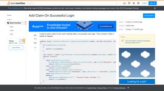 
                            7. Add Claim On Successful Login - Stack Overflow
