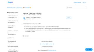 
                            9. Add Compte Nickel – Bankin' Help Center