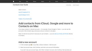 
                            8. Add contacts from iCloud, Google and more to ... - Apple Support