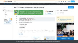 
                            7. Add CSS box shadow around the whole DIV - Stack Overflow