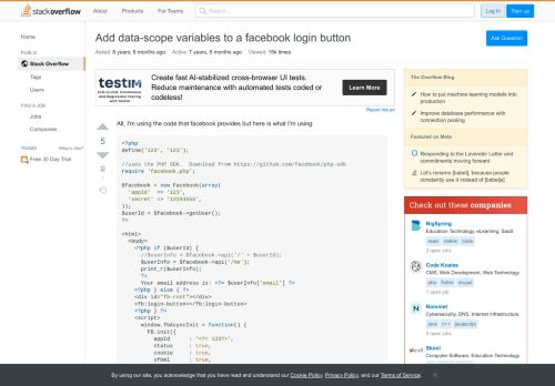 
                            4. Add data-scope variables to a facebook login button - Stack Overflow