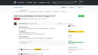 
                            8. Add Documentation on how to login · Issue #431 · sdss/marvin · GitHub