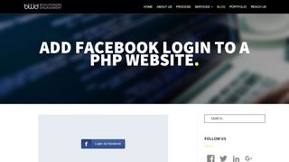 
                            12. Add Facebook Login to a PHP Website - Bwd Media