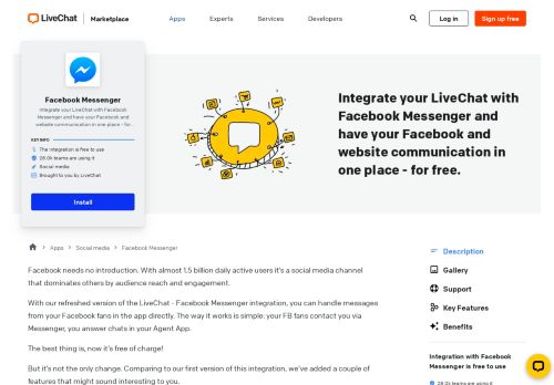 
                            9. Add LiveChat on Your Facebook Fan Page