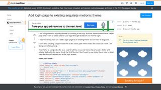 
                            9. Add login page to existing angularjs metronic theme - Stack Overflow