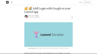 
                            10. Add Login with Google to your Laravel app – Employbl – Medium