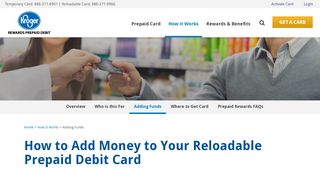 
                            9. Add Money to Prepaid Card | Kroger REWARDS Prepaid Visa