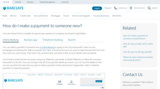 
                            12. Add new payees and make payments | Barclays