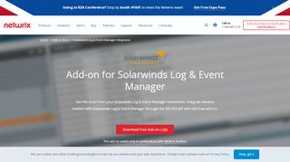 
                            6. Add-on for Solarwinds Log & Event Manager - Netwrix