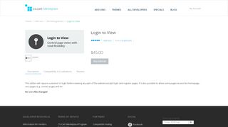 
                            4. Add-ons :: Customer Experience :: Login to View - CS-Cart Marketplace