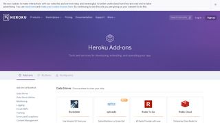 
                            12. Add-ons - Heroku Elements