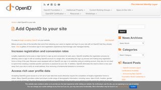 
                            3. Add OpenID to your site – OpenID