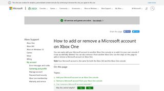 
                            4. Add or Remove a Microsoft Account on Xbox One - Xbox Support