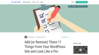 
                            13. Add (or Remove) These 11 Things From Your WordPress Site and ...