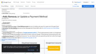 
                            3. Add, remove, or update a payment method | Cloud Billing ...