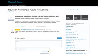 
                            12. Add ServiceTags for login.microsoft.com and arm api endpoint in ...
