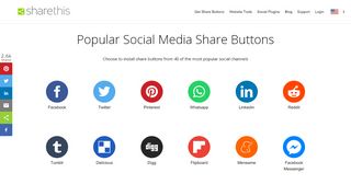 
                            6. Add share buttons from social media networks! - ShareThis