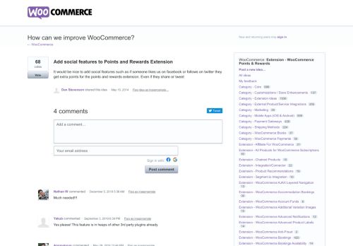 
                            2. Add social features to Points and Rewards Extension – WooIdeas ...