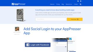 
                            9. Add Social Login to your AppPresser App | AppPresser