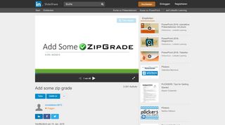 
                            12. Add some zip grade - SlideShare