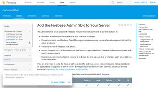 
                            2. Add the Firebase Admin SDK to Your Server | Firebase