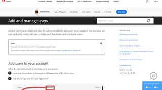 
                            8. Add users to your account - Adobe Help Center