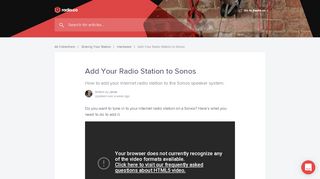 
                            6. Add Your Radio Station to Sonos | Radio.co Help Center