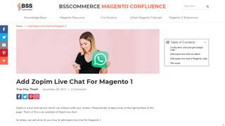 
                            9. Add Zopim Live Chat For Magento 1 - BSS Commerce Magento ...